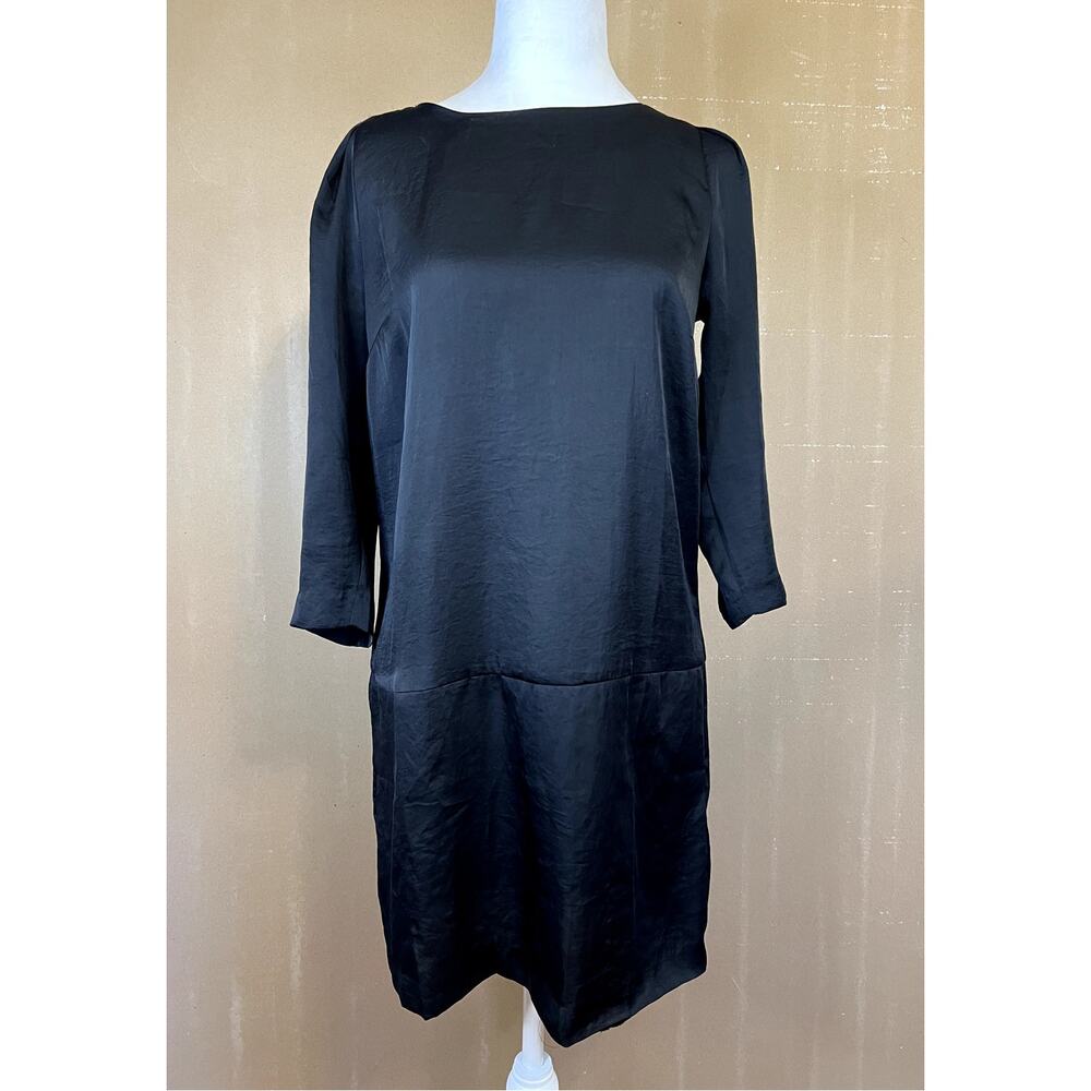 Forever 21 Essentials Black Silky Dress